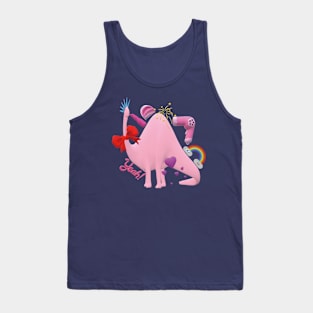 Valentines Dinosaur - Please accept my love Tank Top